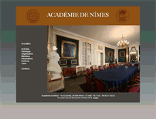 Tablet Screenshot of academiedenimes.org